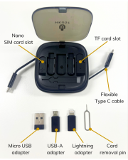 HKUST 7 in 1 USB Charging Cord Set with Phone Stand